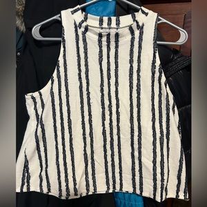 Madewell Texture & Thread Mock Neck Top
